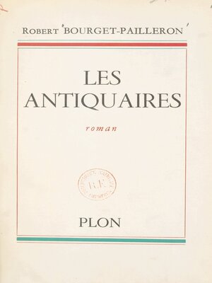 cover image of Les antiquaires